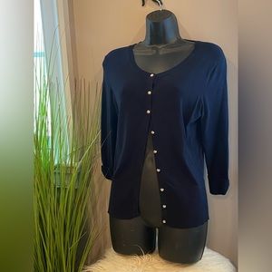 Navy Blue Cardigan